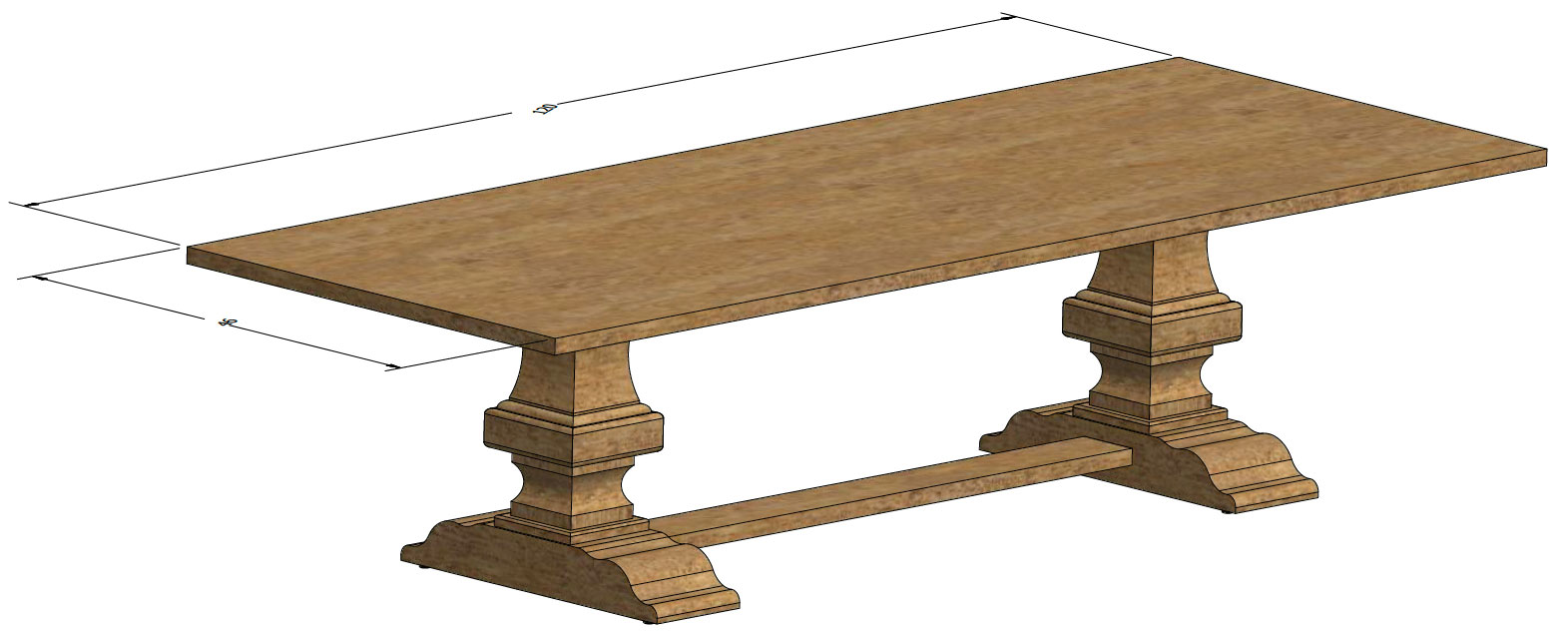 Rendering of a table